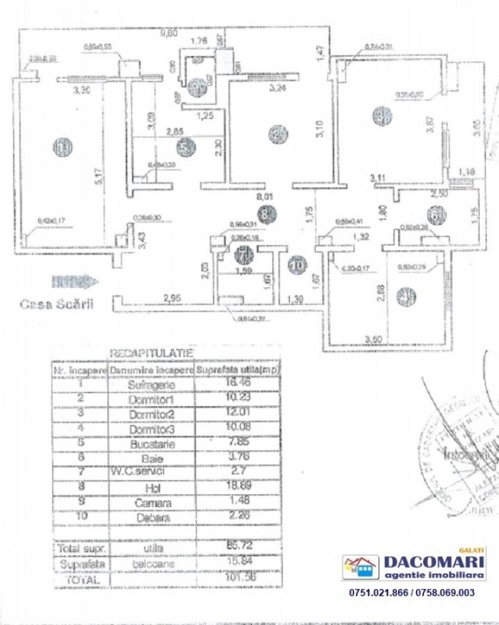 Apartament De locuit De vanzare